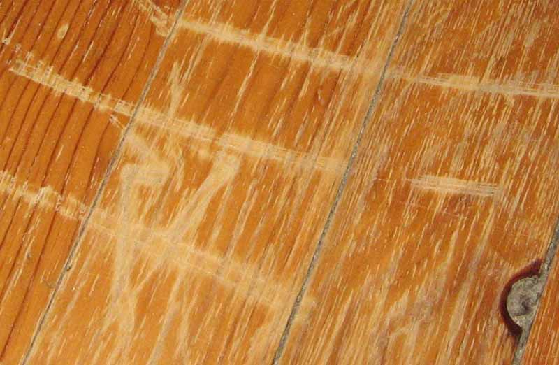 Les petites réparations du parquet bois