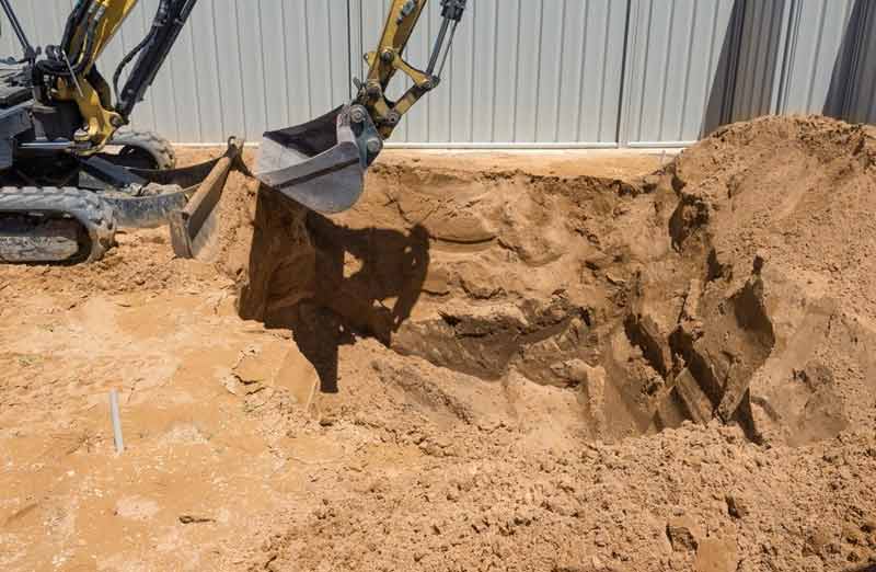 Les travaux de terrassement classique