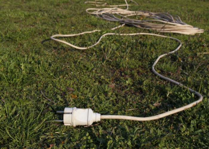 installer electricité dans le jardin