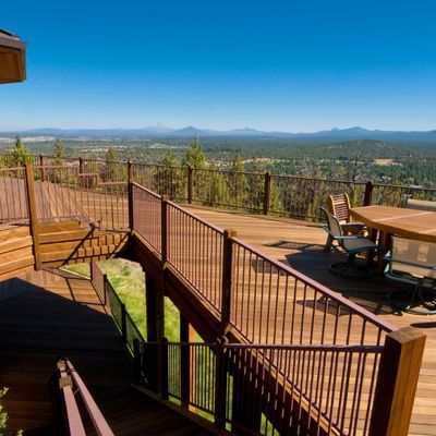 poteaux de terrasse en bois