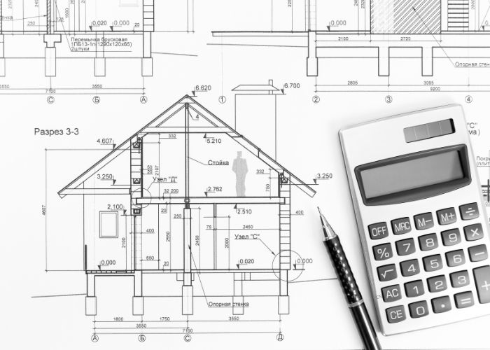 plan d'une maison en bois