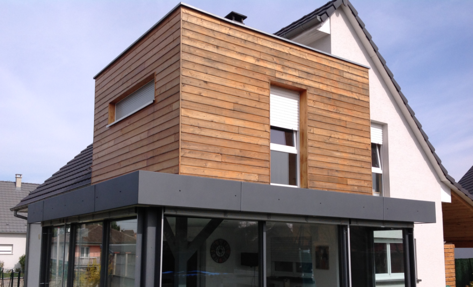 Aménagement et prix d'une extension bois de 40m2
