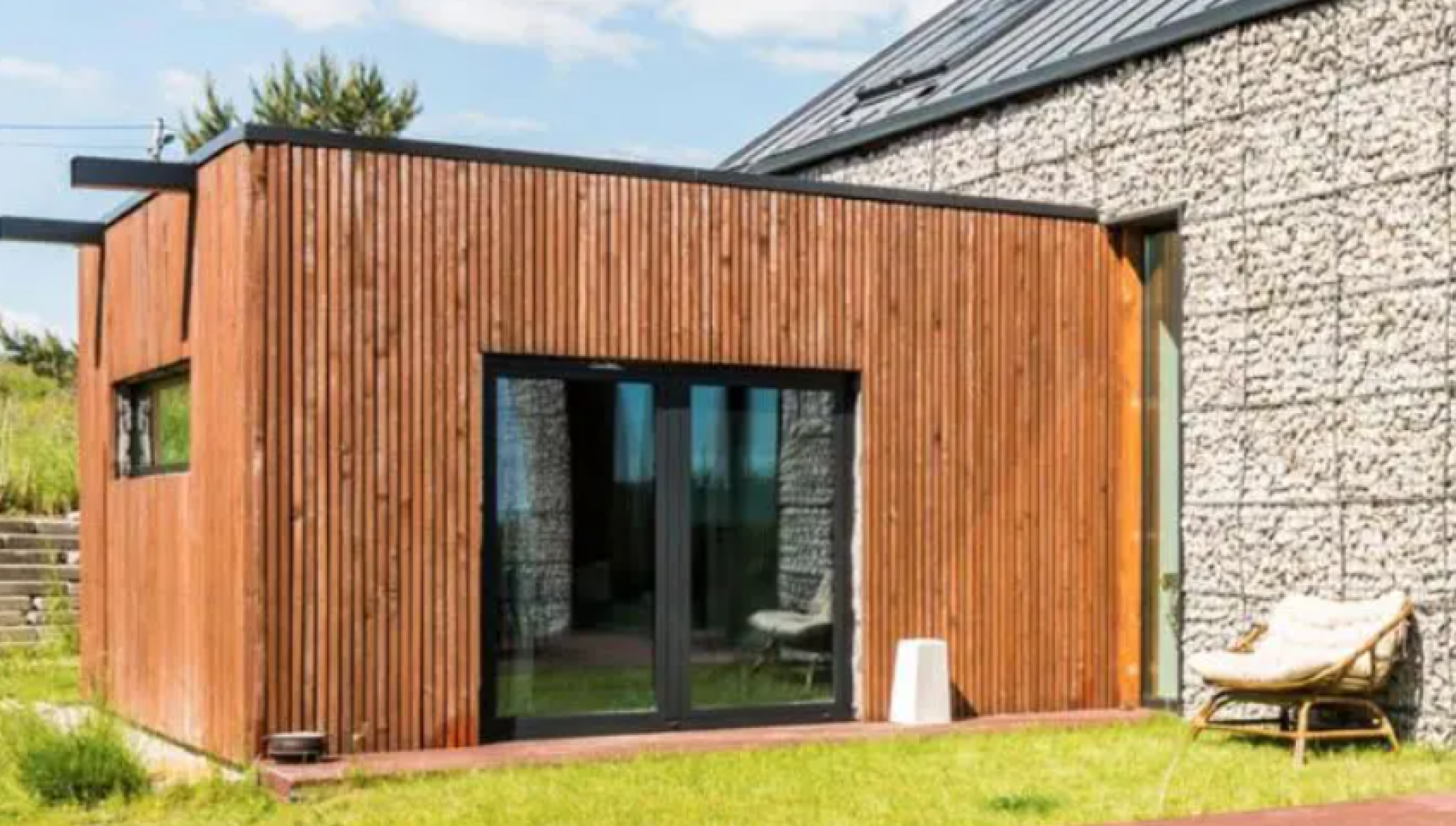 Aménagement et prix d'une extension bois de 40m2