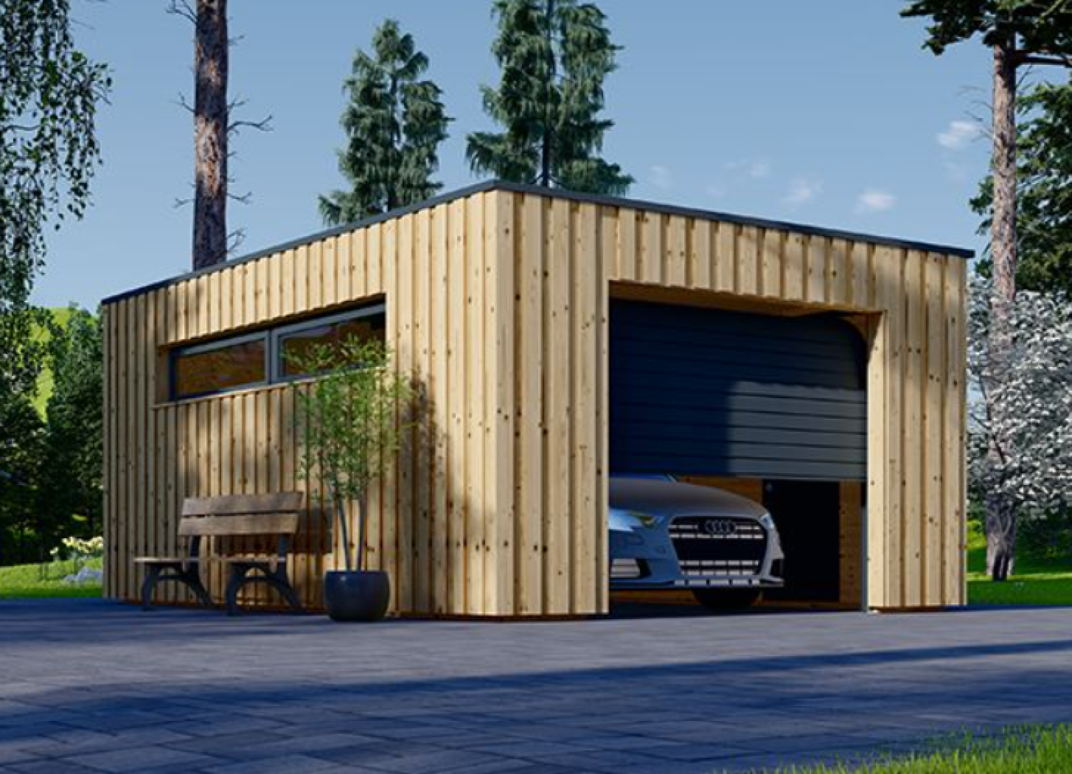 Garage ossature bois prix et étapes de la construction