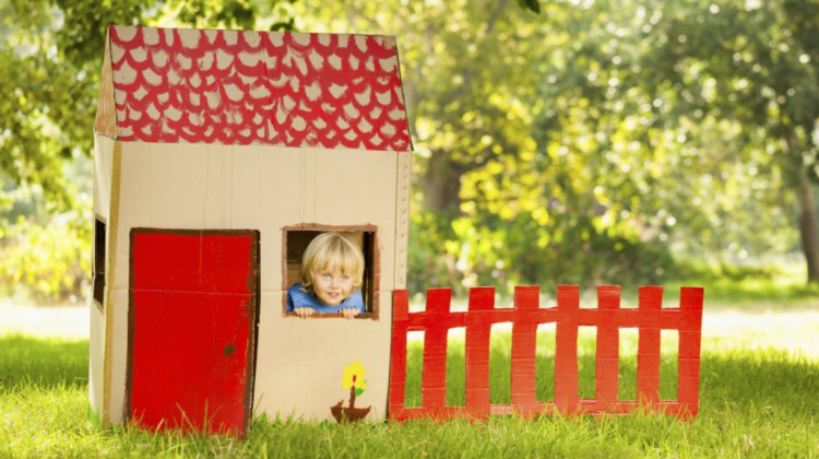 cabane en carton