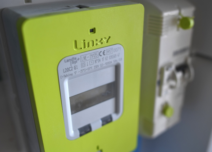 compteur linky vert