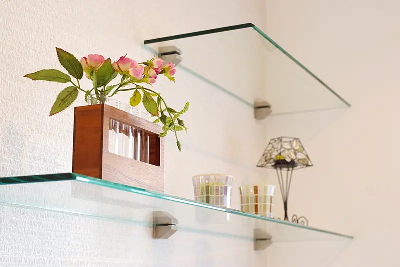 etagere en verre