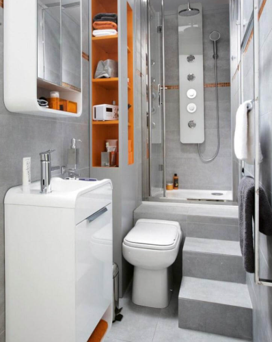 mini salle de bain design