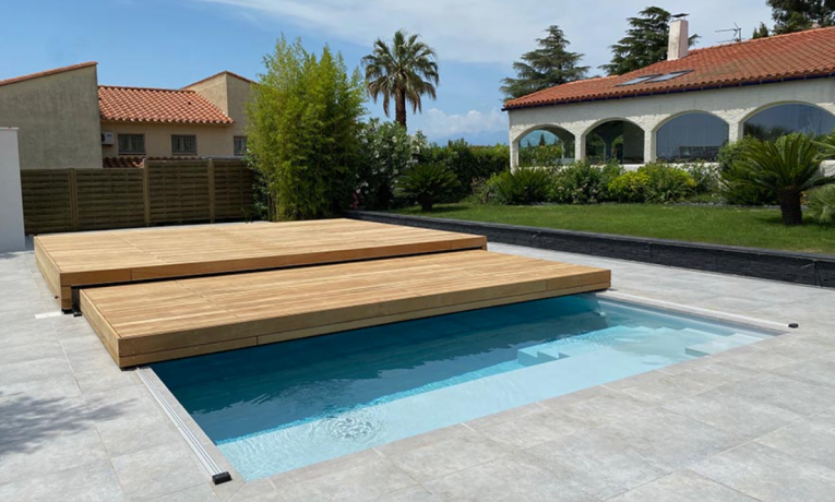 Terrasse mobile piscine fait maison : étapes de la réalisation