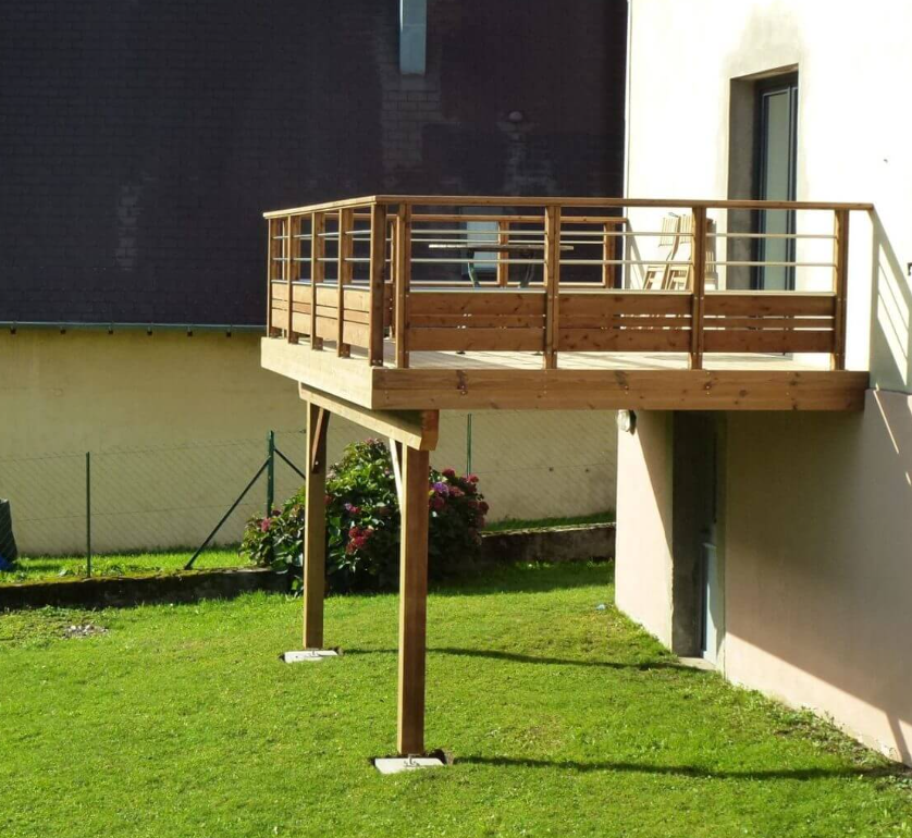 terrasse en hauteur