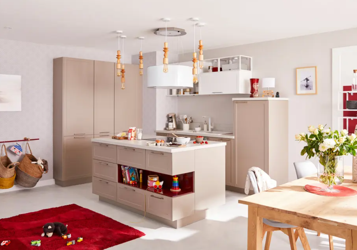 Créer une Cuisine Conviviale avec un Îlot Central : Design et ...