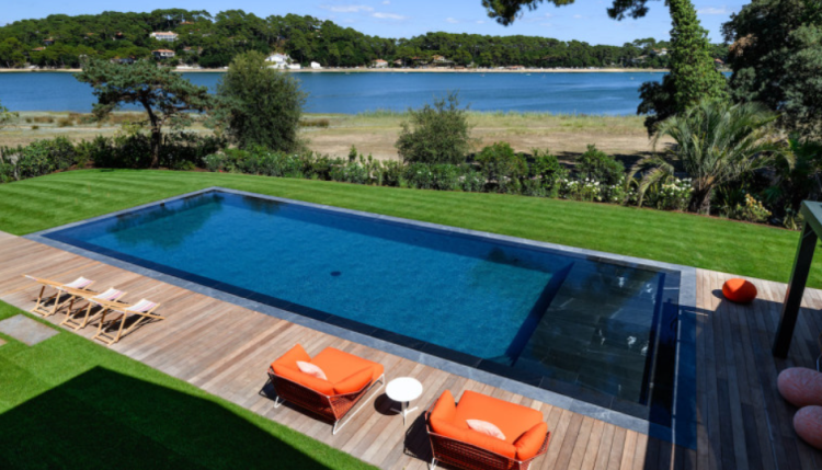 belle piscine miroir