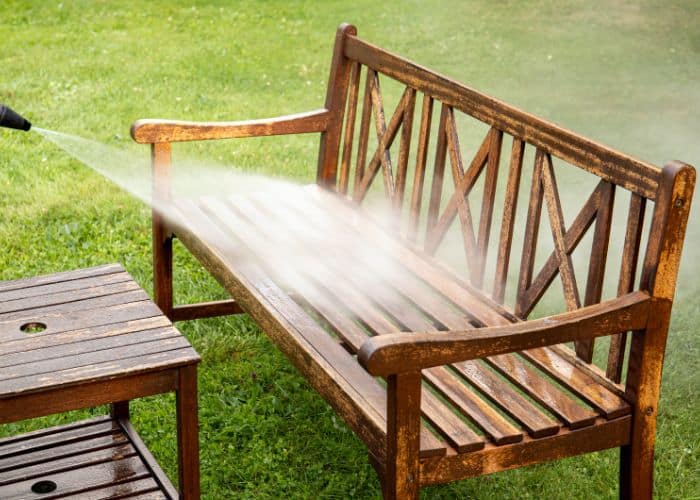 nettoyer mobilier jardin