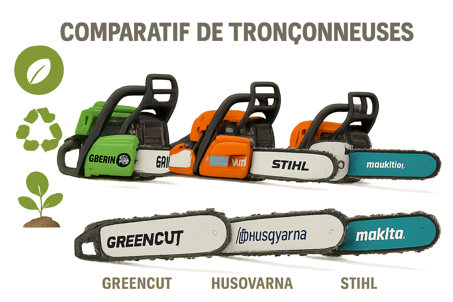 découvrez greencut, la marque qui allie performance et respect de l'environnement avec ses tronçonneuses écologiques. profitez d'outils puissants et durables, conçus pour des travaux de coupe efficaces sans compromettre la nature.