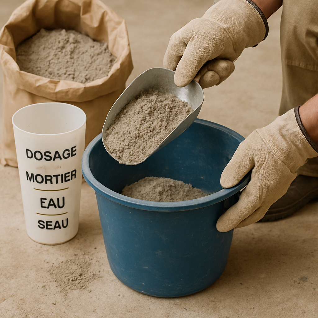 découvrez comment maîtriser le dosage des mortiers en 5 étapes simples. astuces, conseils pratiques et méthodes faciles pour obtenir des résultats parfaits sur tous vos chantiers de bricolage ou de construction.