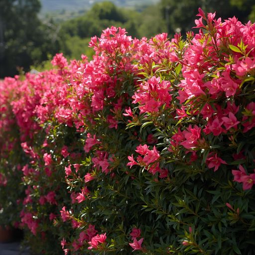 haie de laurier rose
