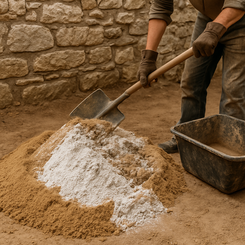 découvrez comment réaliser facilement un mélange chaux-sable idéal pour un mur en pierre solide en seulement 30 minutes. suivez nos conseils pour éviter toute erreur de dosage et garantir la longévité de votre mur !