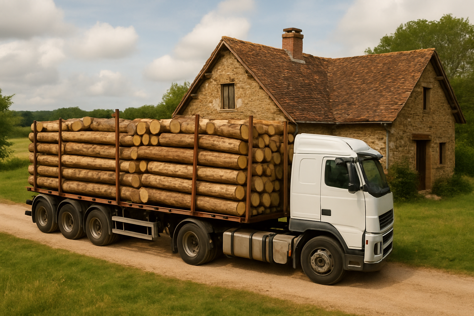 commandez dès maintenant votre semi-remorque de bois de chauffage en 2m et profitez d'une livraison rapide partout en 2025, au tarif annoncé sans aucun coût caché. simplicité, volume et confiance garanties !