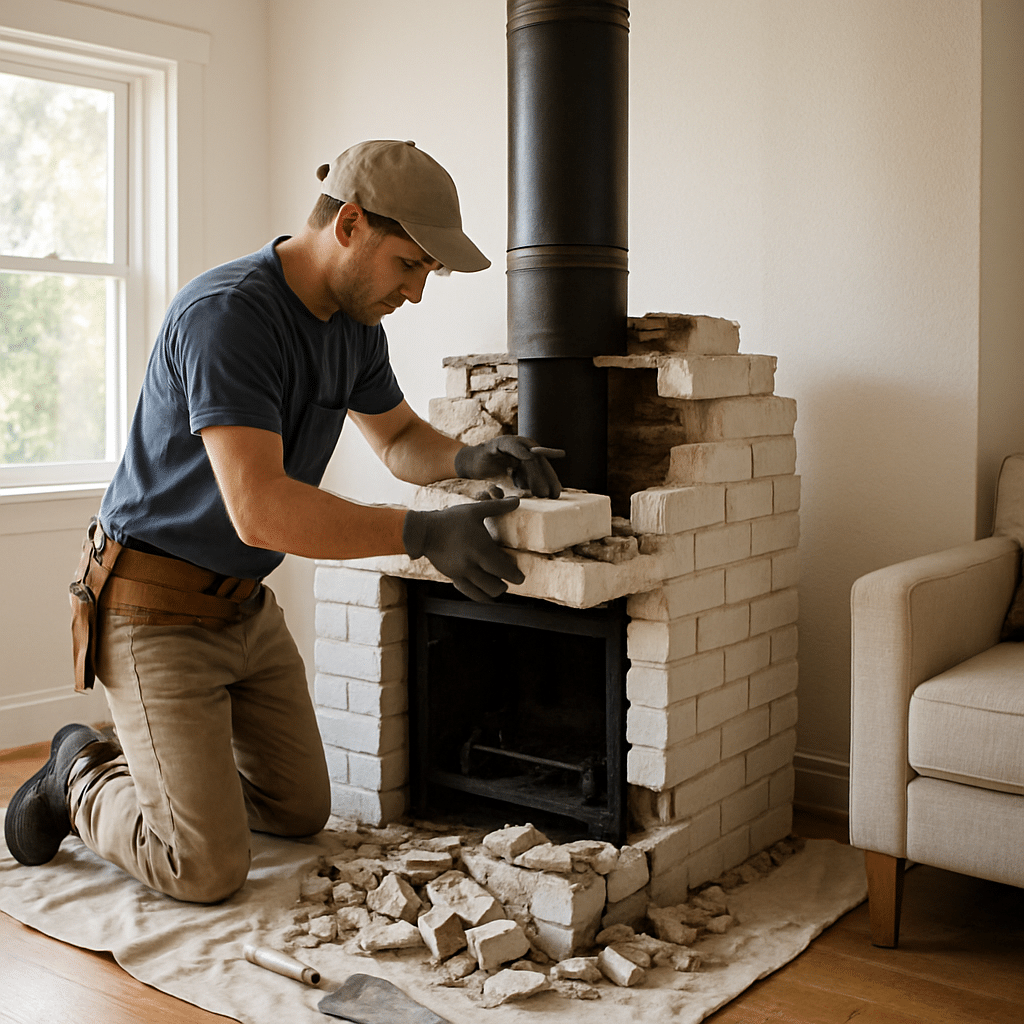 retirez votre cheminée rapidement sans gros travaux : gardez le conduit en seulement 48h, solution simple et sans complications pour moderniser votre intérieur.