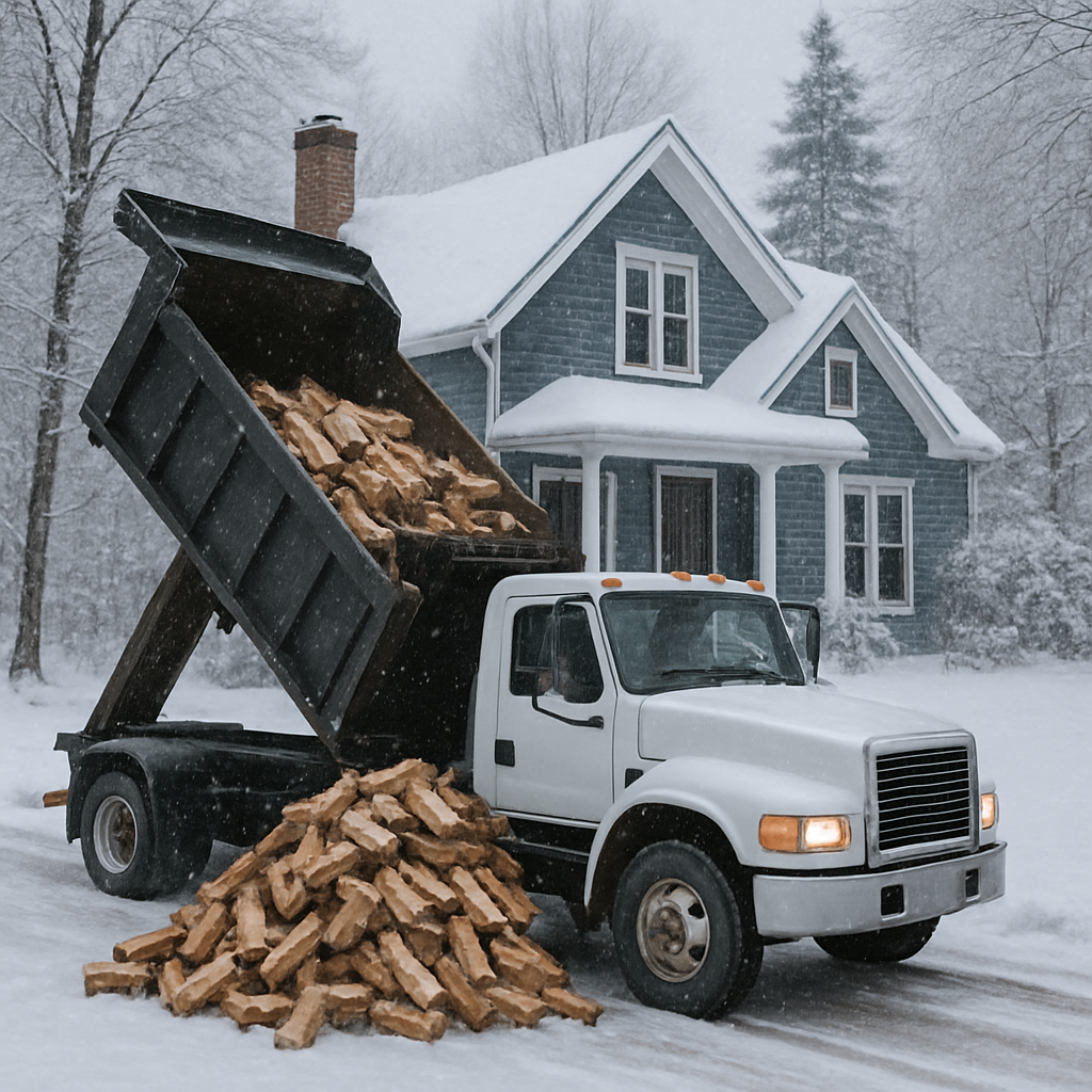commandez votre bois de chauffage en toute simplicité ! recevez un camion complet livré chez vous en 48h, sans paperasse ni démarches complexes. livraison rapide et service facile.