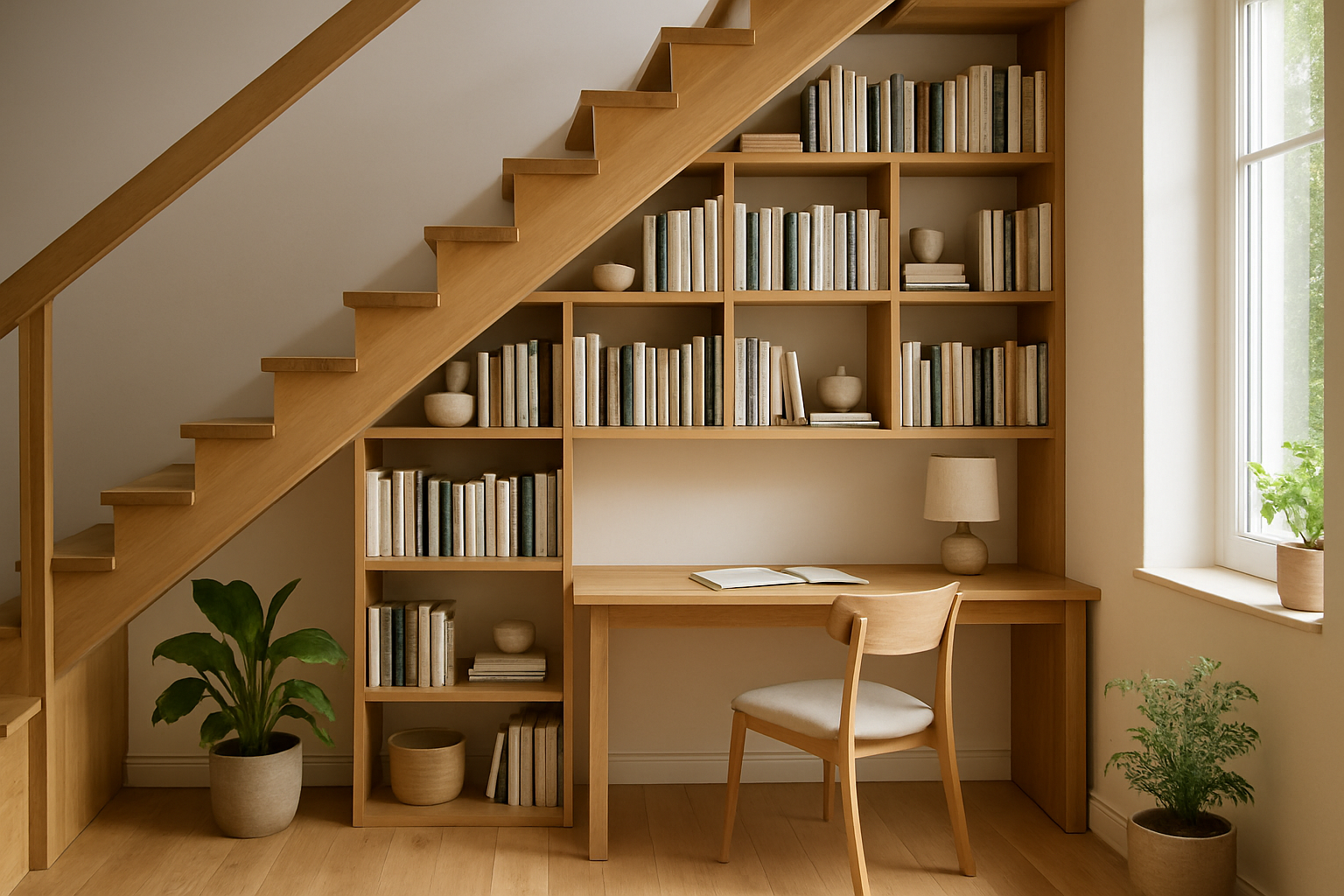 découvrez des idées pratiques et esthétiques pour aménager l'espace sous un escalier et optimiser votre intérieur.