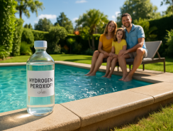 Désinfecte ta piscine efficacement en 24h, sans chlore ni produits toxiques grâce au peroxyde d’hydrogène