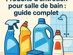 Produits d’entretien pour salle de bain : guide complet