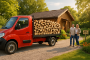 Recevez un camion complet de bois de chauffage en 48h, sans démarches compliquées