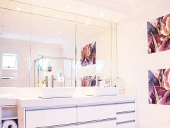 À quelle hauteur fixer un miroir dans sa salle de bain ?