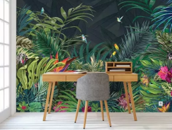 Le papier peint jungle : une tendance qui envahit nos intérieurs